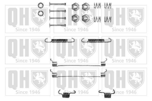  Kit de montaje de zapatas de freno traseras Renault 21 
